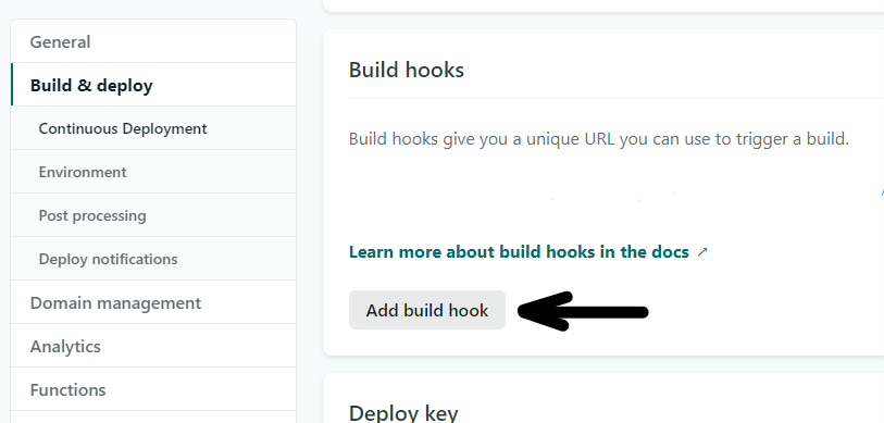 Add Build Hook